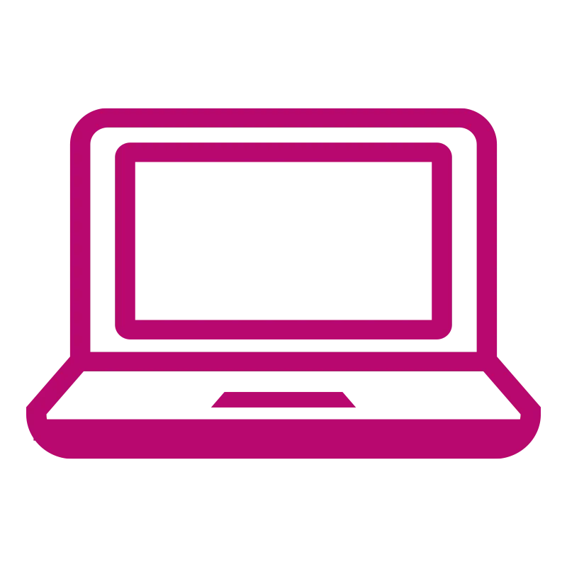 Un picto informatique en forme d'ordinateur
