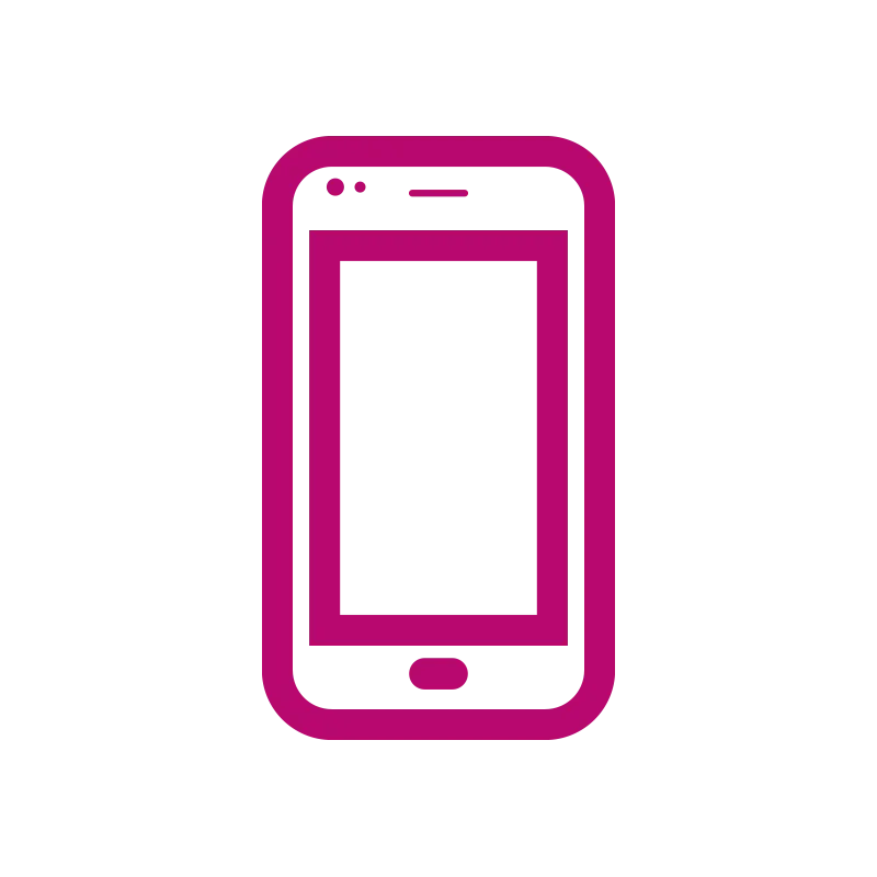 Un picto téléphonie en forme de mobile