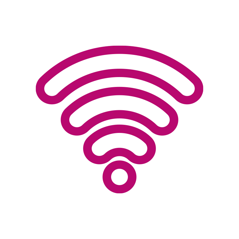 Un picto télécom en forme de Wifi